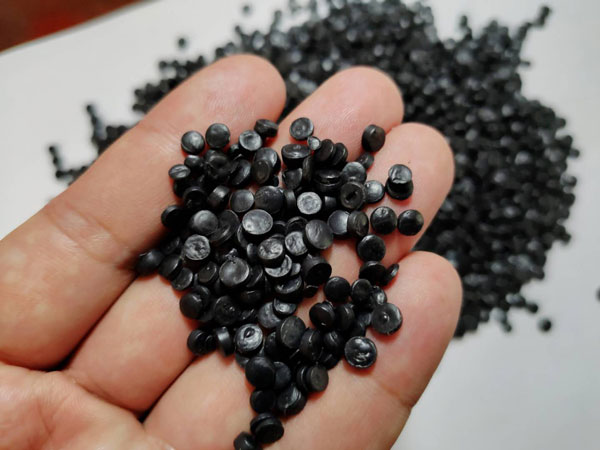 南京黑色HDPE再生管道颗粒料